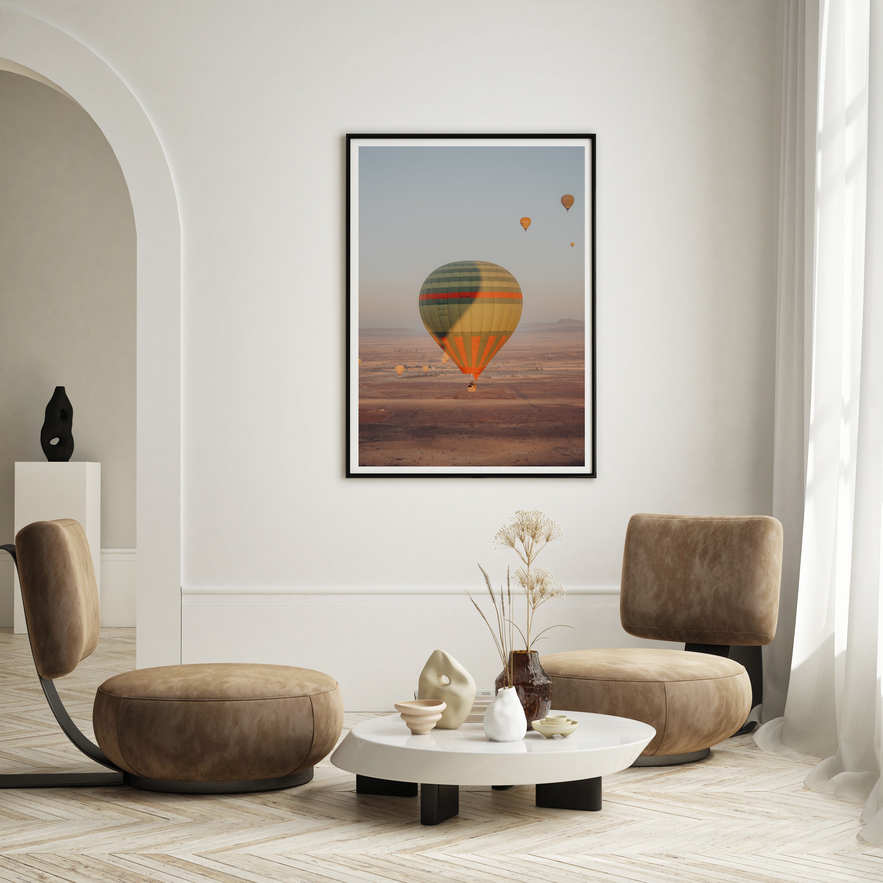Mirage écarlate - Affiche fine art